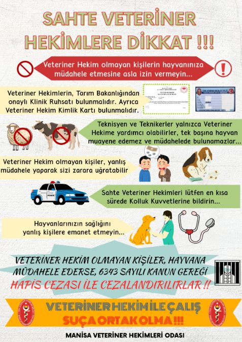 Sahte Veteriner Hekimlere Dikkat!!!